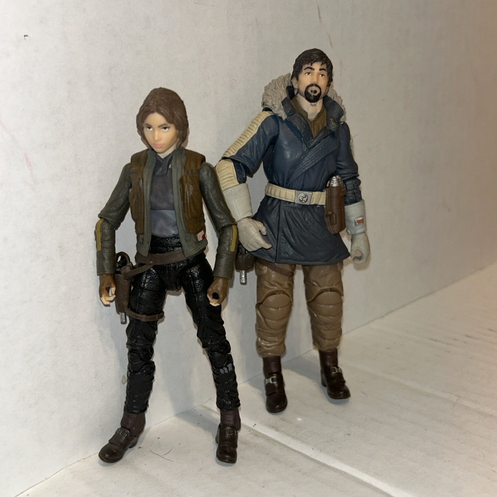 Star Wars Black Series Rogue One JYN ERSO & Cassian Andor Action‎ Figure Hasbro